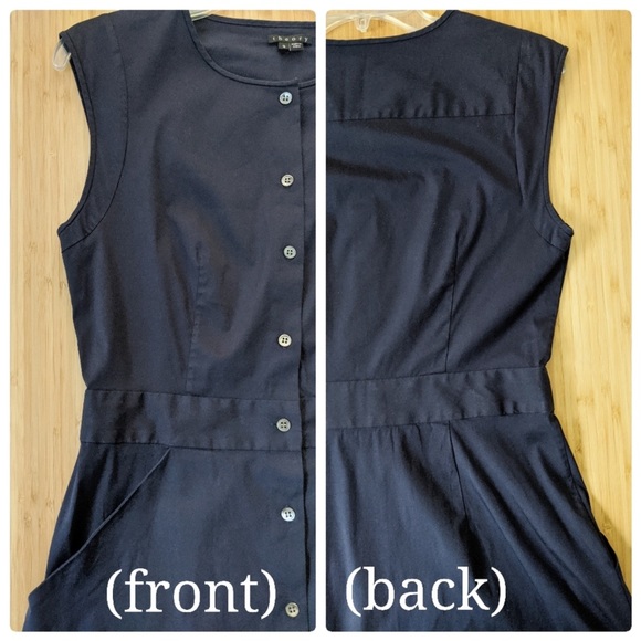 Theory Jalia dress with Pockets Sz 6 - Picture 2 of 4